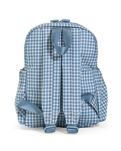 TRVL Mini Backer - Rodeo Check Indigo