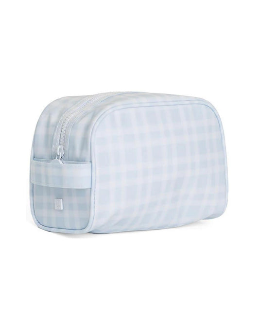 TRVL Stowaway Toiletry Bag - Pimlico Plaid Blue