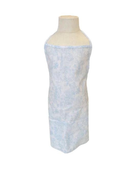 TRVL Apron - Bunny Toile Blue