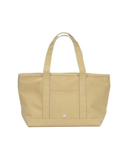 TRVL Medium Tote - Coated Canvas Khaki