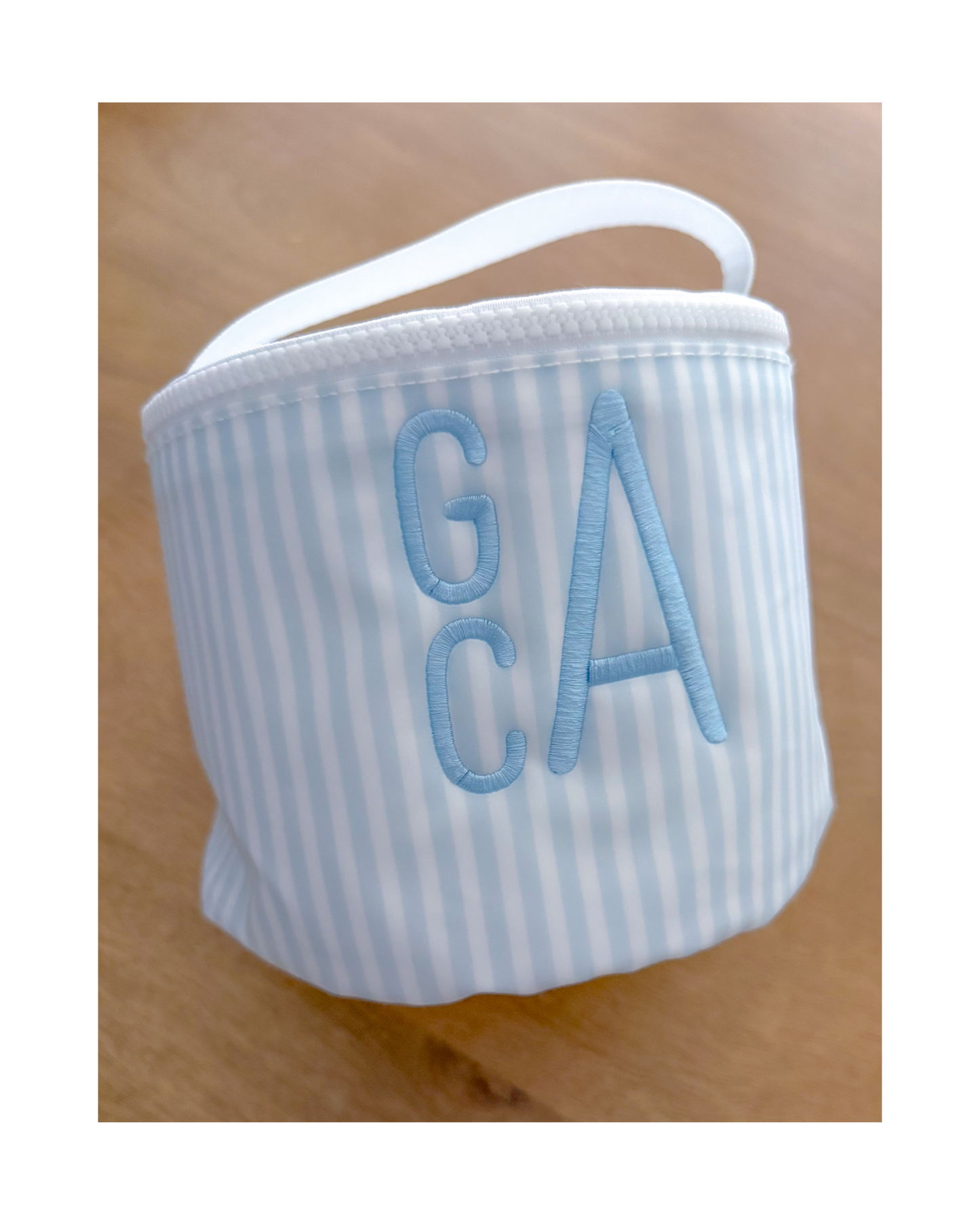 TRVL Snack Bag - Pimlico Stripe Blue
