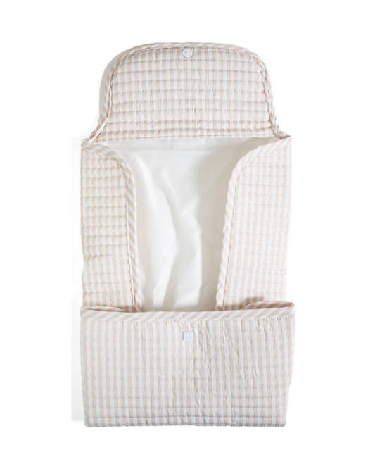 TRVL Quilted Changing Mat - Pimlico Stripe Sand