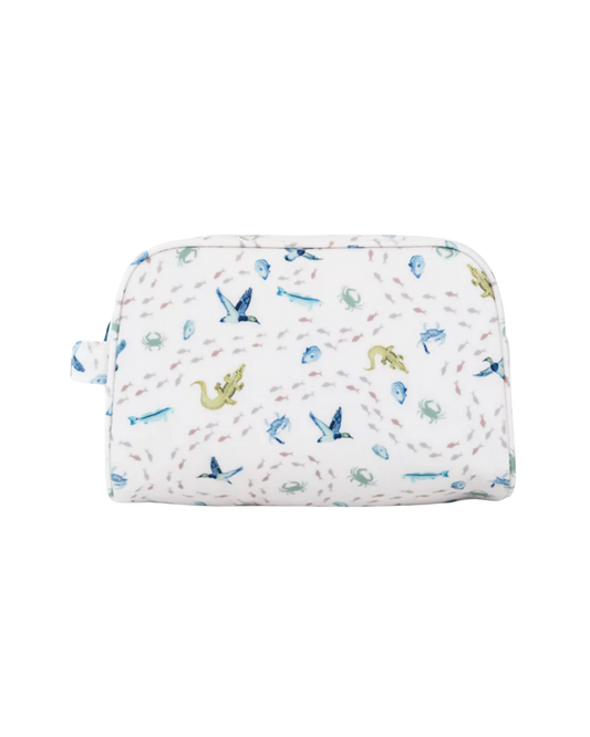 TRVL Stowaway Toiletry Bag - Coastal Tides