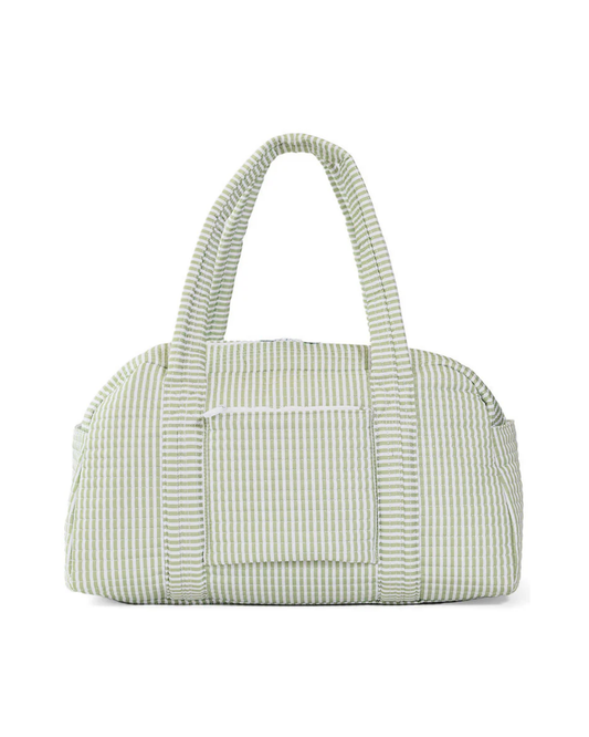 TRVL Quilted Grande Duffel - Pimlico Stripe Sage