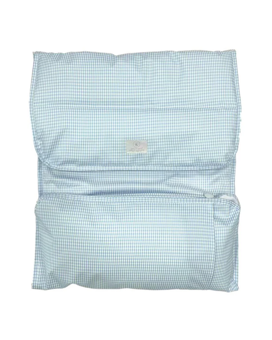 TRVL Nap Mat - Gingham Mist