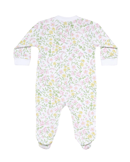 Berry Wildflowers Zipper Footie