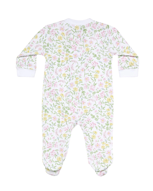 Berry Wildflowers Zipper Footie