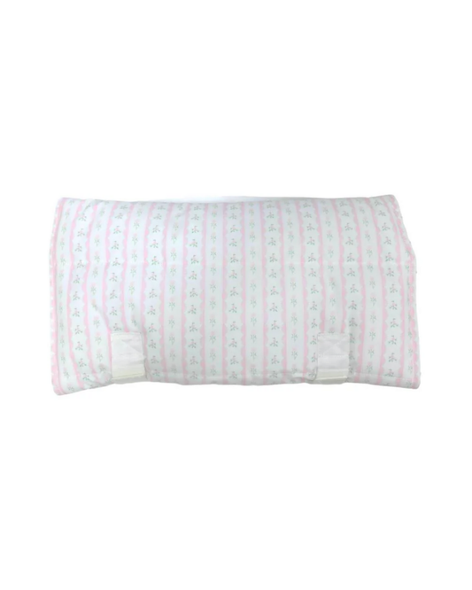 TRVL Nap Mat - Ribbon Floral Pink