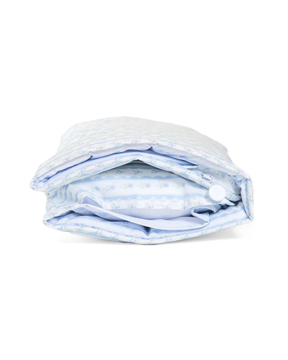 TRVL Nap Mat - Ribbon Floral Blue