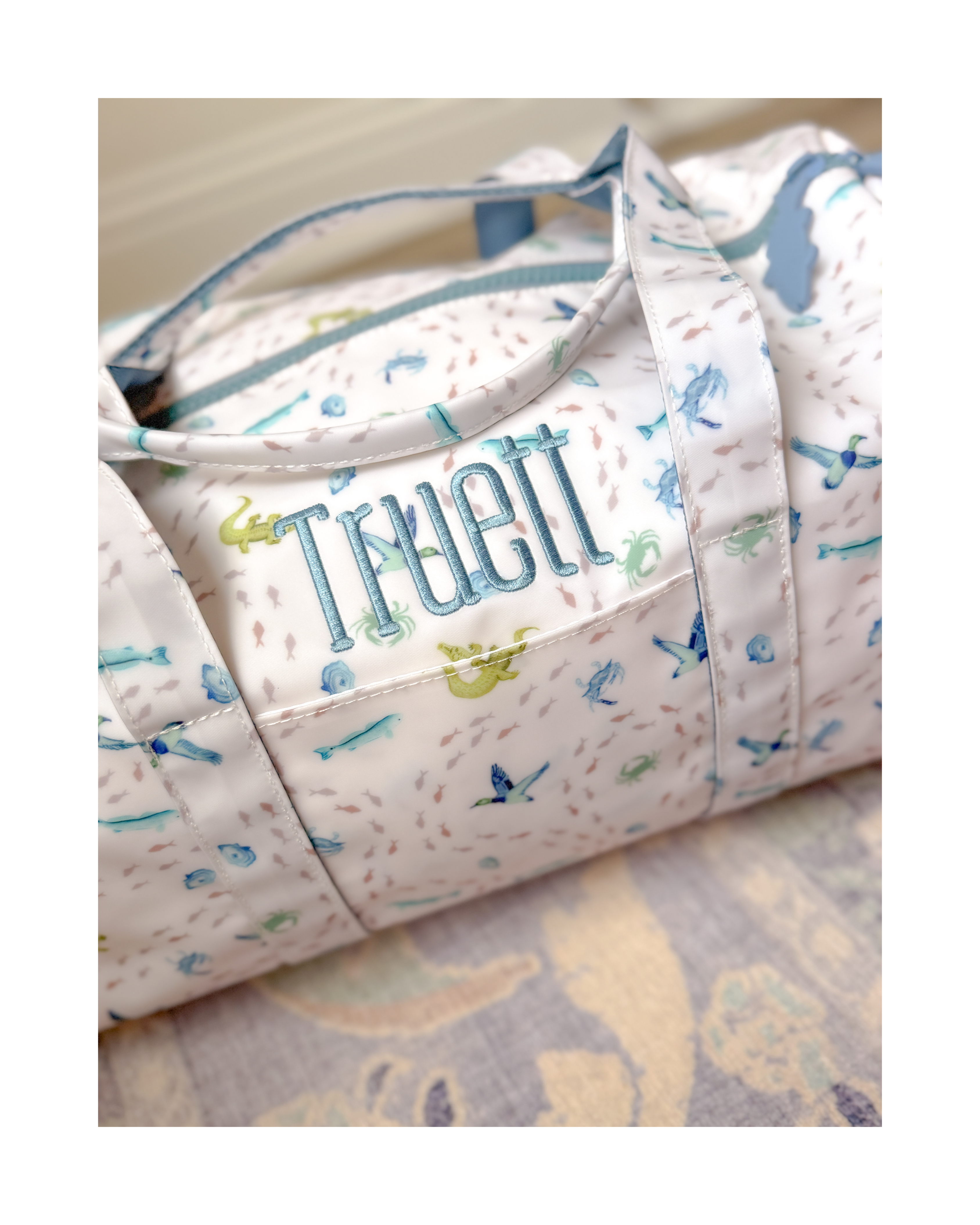 TRVL Weekender Duffel Bag - Coastal Tides