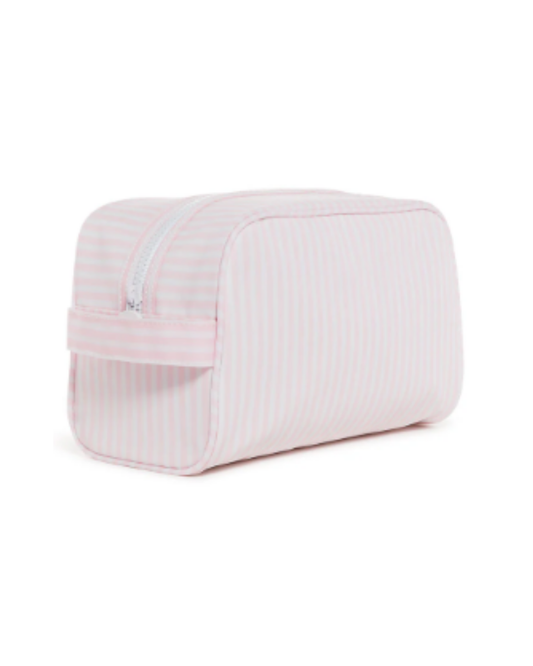 TRVL Stowaway Toiletry Bag - Pimlico Stripe Pink