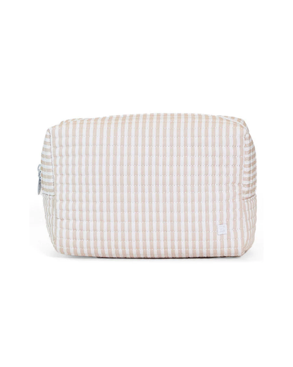 TRVL Quilted Stroller Bag - Pimlico Stripe Sand