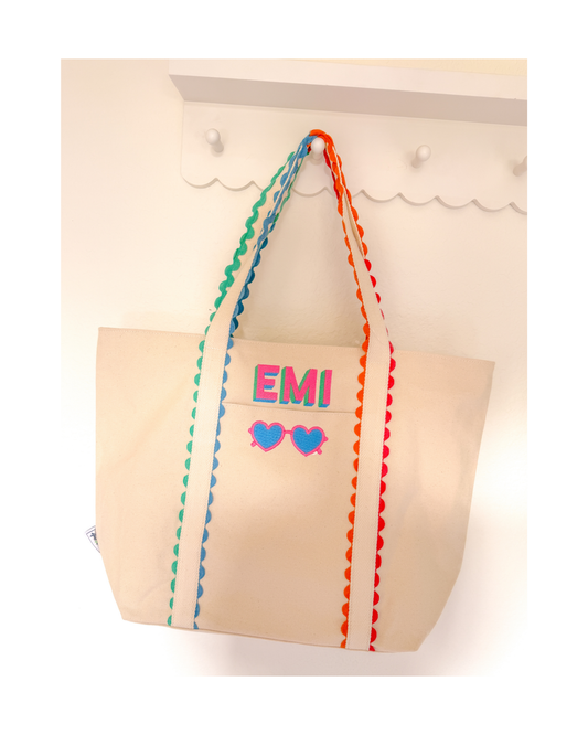 Ame & Lulu - Colorful Beach Tote