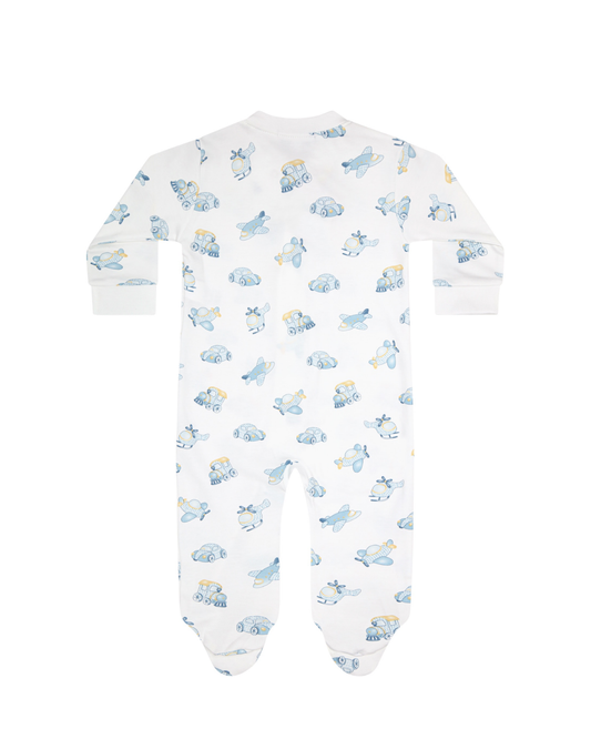 Mini Voyages Zipper Footie