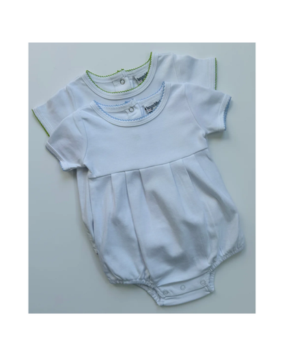 Boys Knit Bubble with Picot Trim