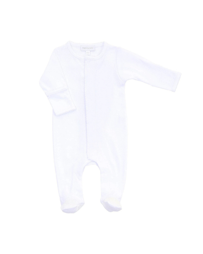 Essentials White Trim Footie