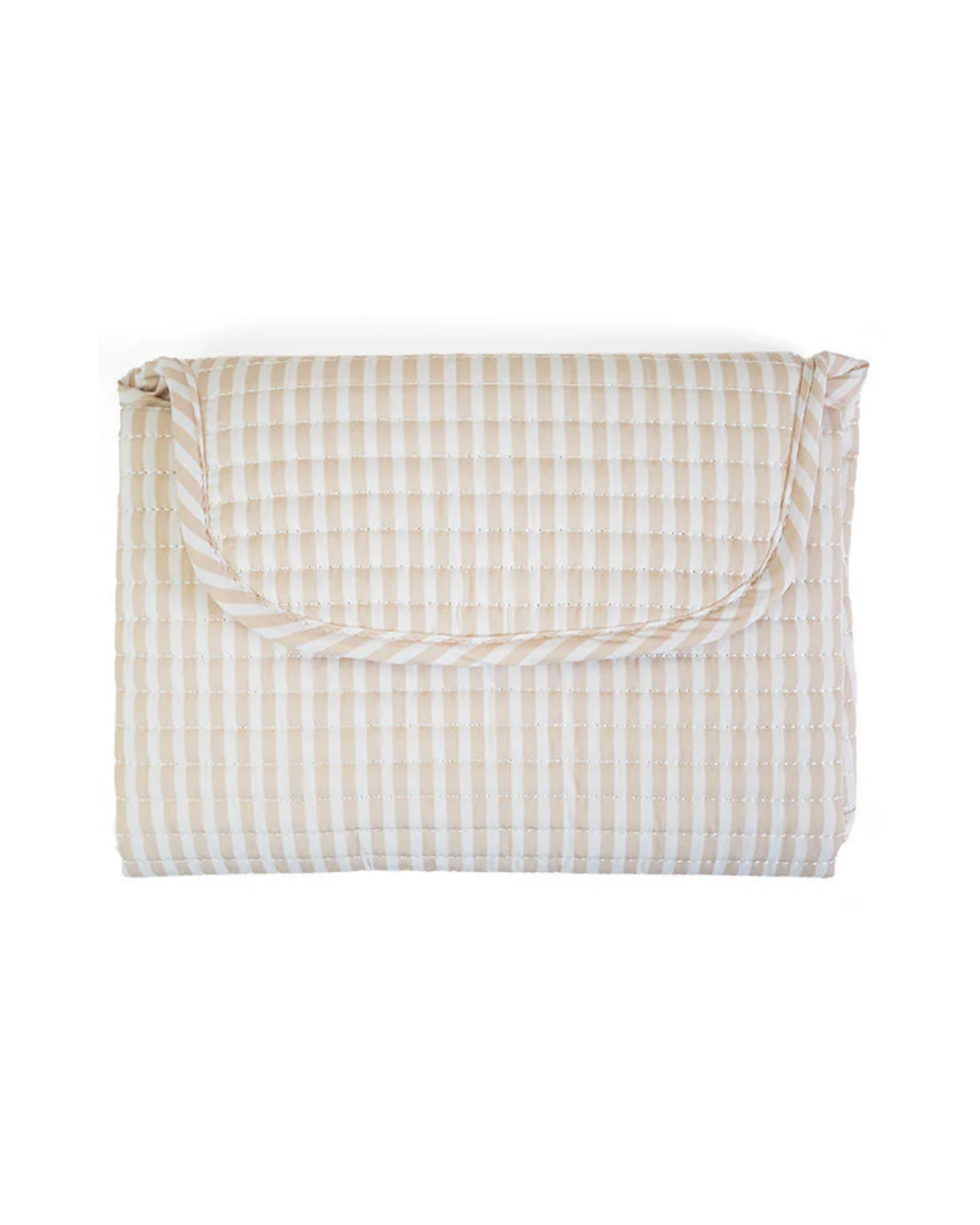 TRVL Quilted Stroller Bag - Pimlico Stripe Sand