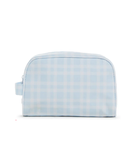 TRVL Stow It Dopp Bag - Pimlico Plaid Blue