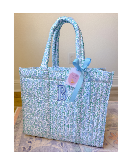 TRVL Quilted Go Go Tote - Hamptons Floral
