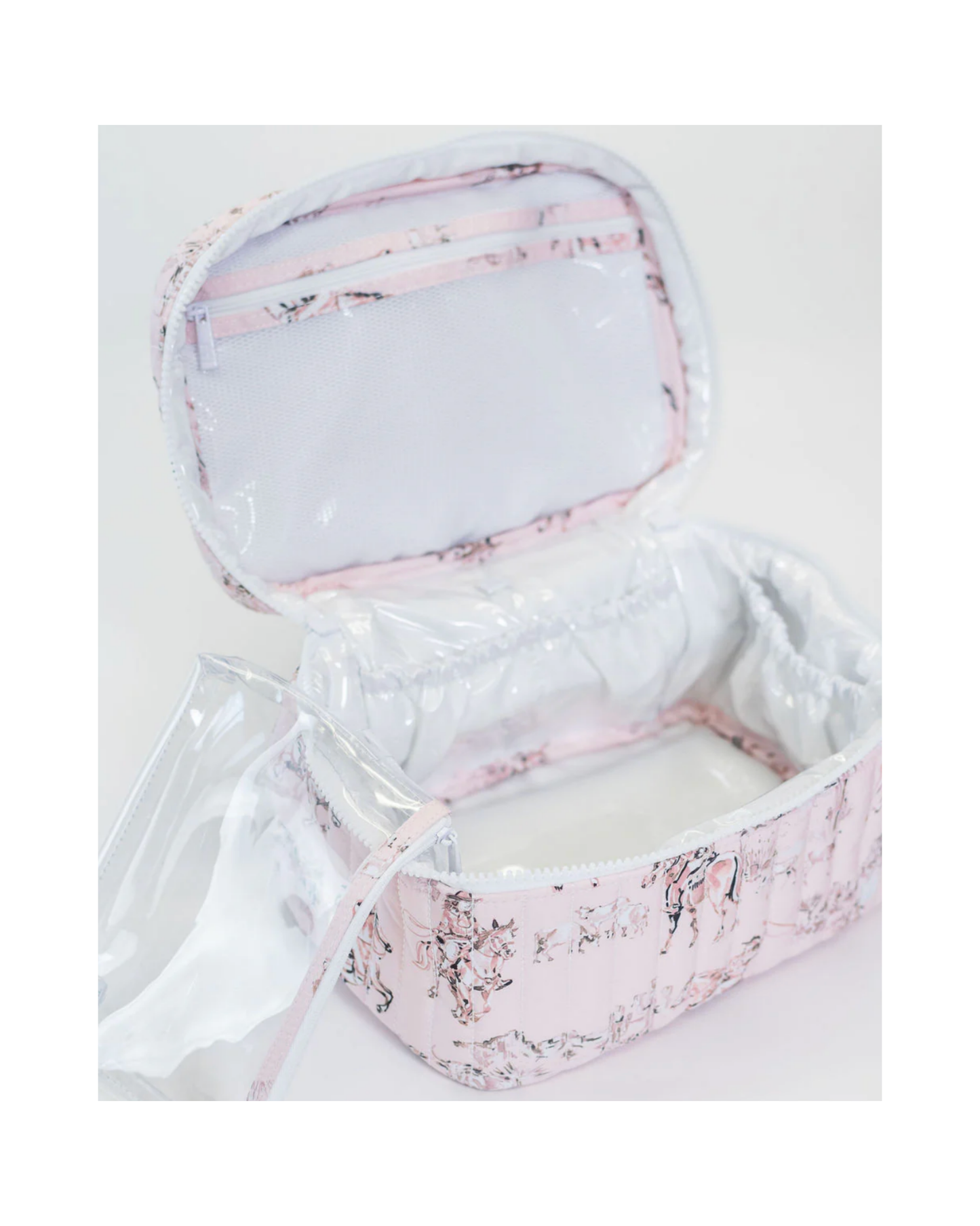 TRVL Quilted Train Set - Cowgirl Toile