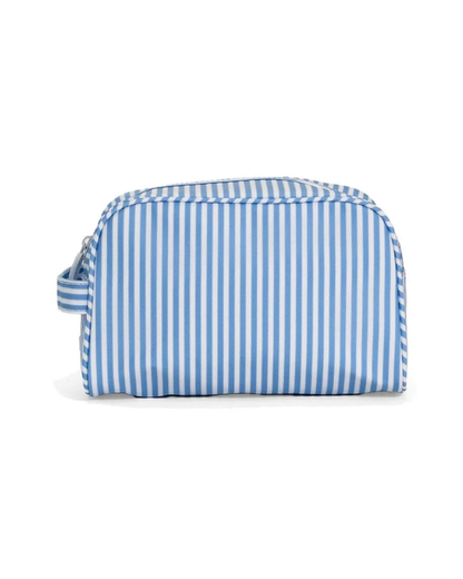 TRVL Stowaway Toiletry Bag - Pimlico Stripe Chambray