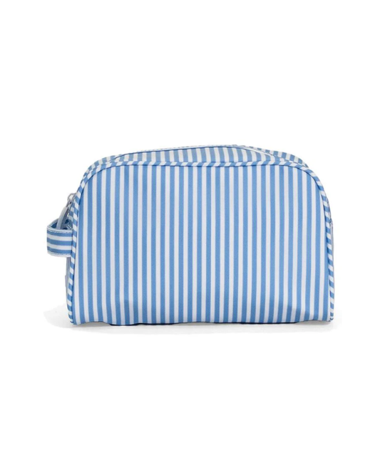 TRVL Stowaway Toiletry Bag - Pimlico Stripe Chambray