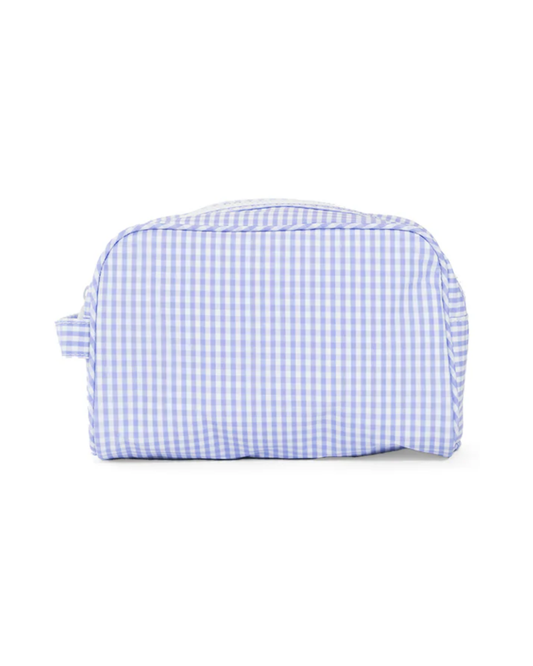 TRVL Stowaway Toiletry Bag - Gingham Lilac