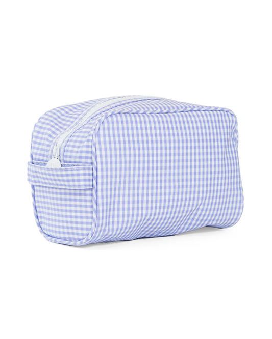 TRVL Stowaway Toiletry Bag - Gingham Lilac
