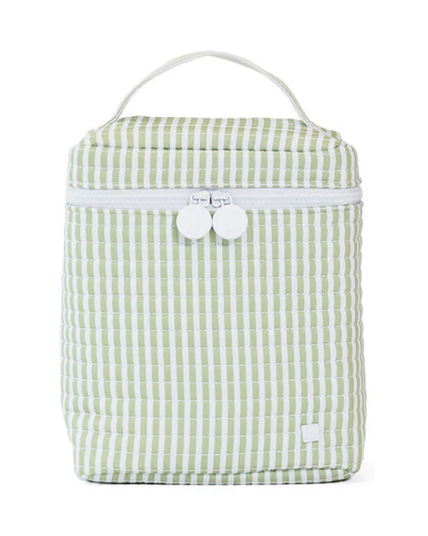 TRVL Quilted Go Go Insulated Lunch Bag - Pimlico Stripe Sage