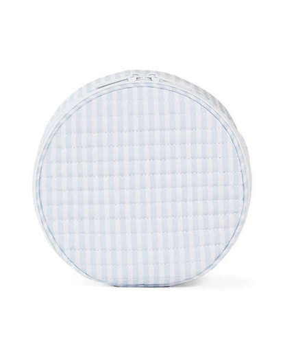 TRVL Quilted Jewel Round - Pimlico Stripe Blue