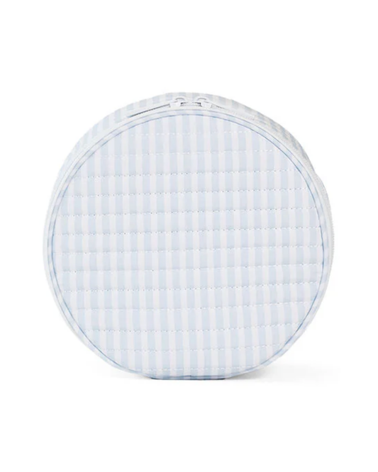 TRVL Quilted Jewel Round - Pimlico Stripe Blue