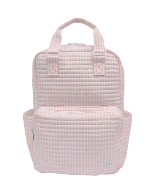 TRVL Quilted All You Need Diaper Bag - Pimlico Stripe Pink