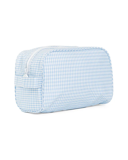 TRVL Stowaway Toiletry Bag - Gingham Mist