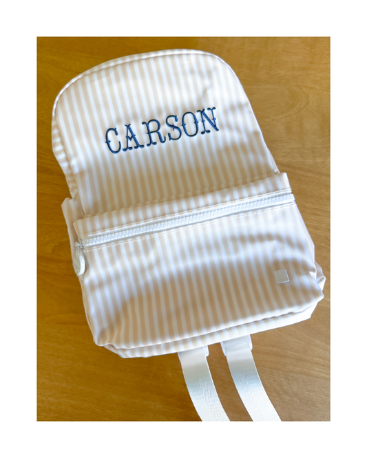 TRVL Mini Backer - Pimlico Stripe Sand