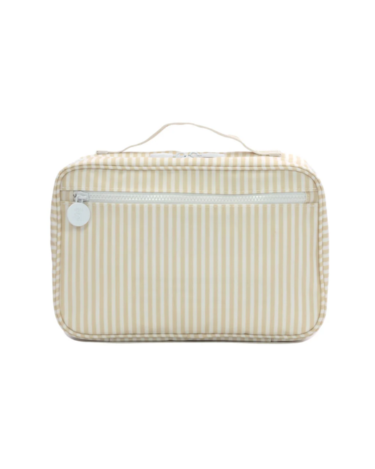 TRVL Bundle Up Hanging Toiletry Bag - Pimlico Stripe Sand