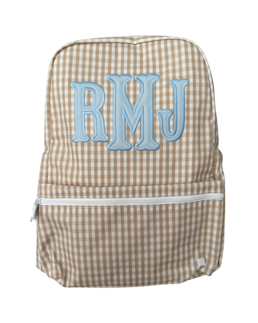 TRVL Backpacker - Gingham Khaki