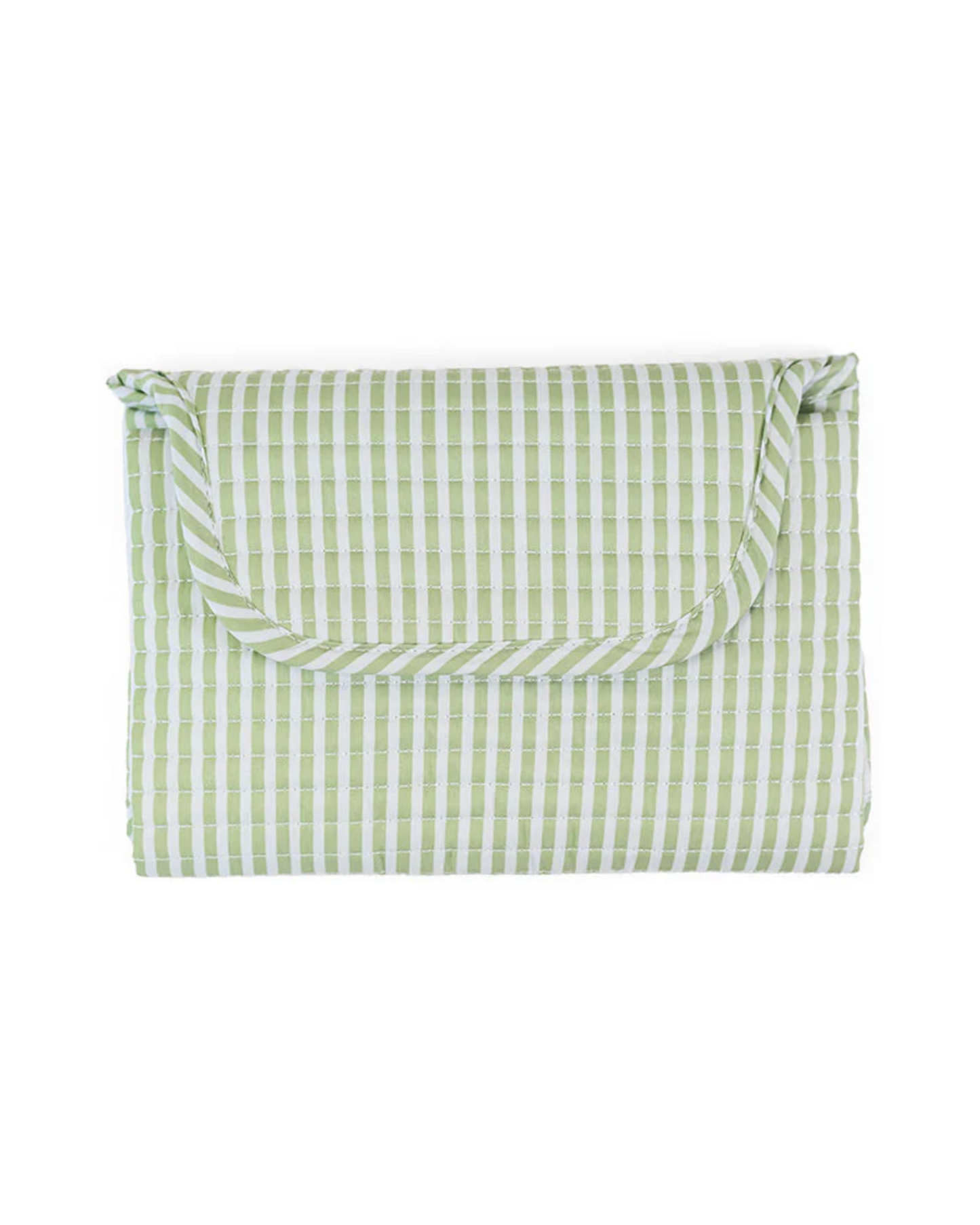 TRVL Quilted Changing Mat - Pimlico Stripe Sage