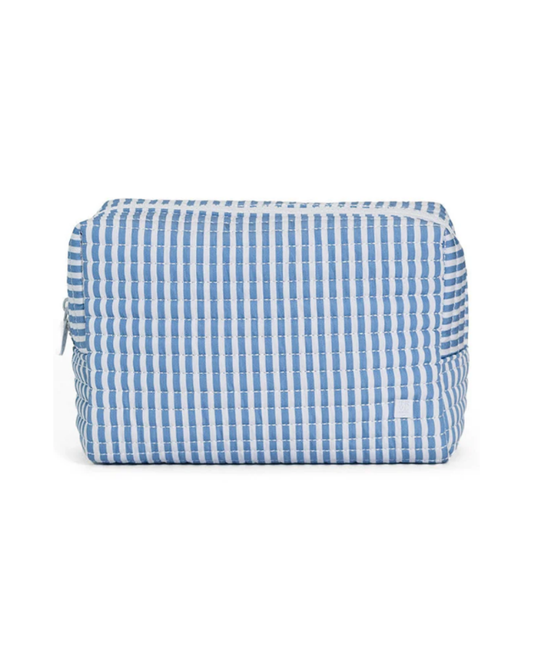 TRVL Quilted Everyday Bag - Pimlico Stripe Chambray