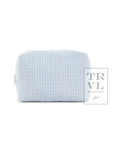 TRVL Quilted Everyday Bag - Pimlico Stripe Blue
