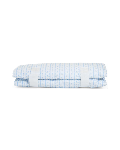 TRVL Nap Mat - Ribbon Floral Blue