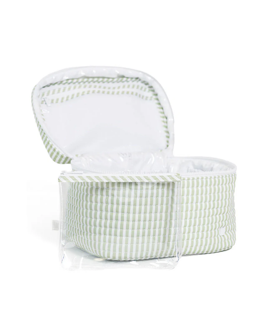 TRVL Quilted Train Set - Pimlico Stripe Sage