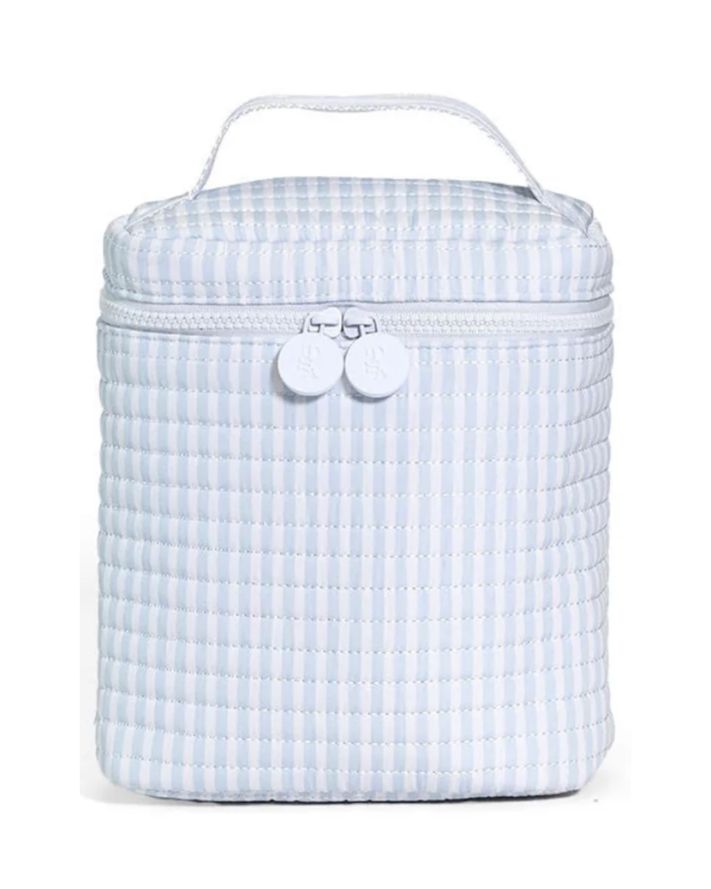 TRVL Quilted Go Go Insulated Lunch Bag - Pimlico Stripe Blue