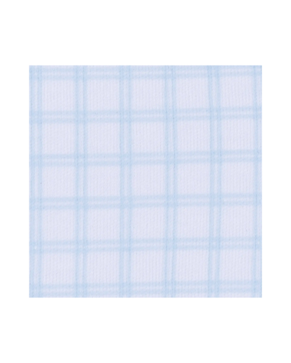 Peek-A-Boo Wishes Zip Footie - Light Blue