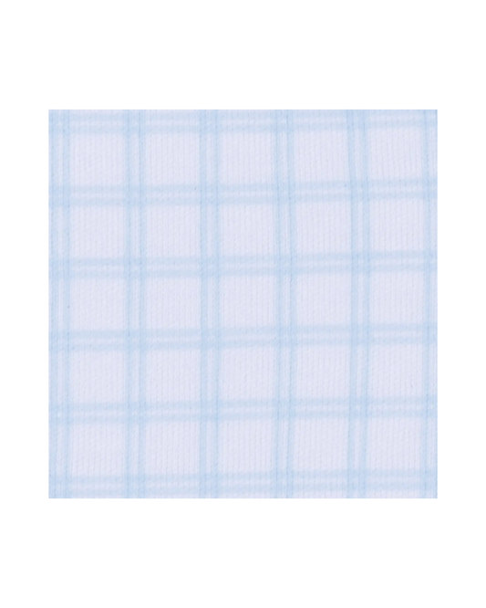 Peek-A-Boo Wishes Zip Footie - Light Blue