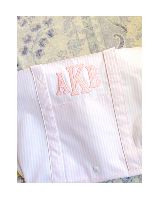 TRVL Jumbo Tote - Pimlico Stripe Pink