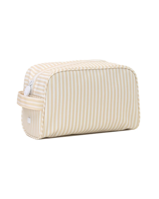 TRVL Stowaway Toiletry Bag - Pimlico Stripe Sand