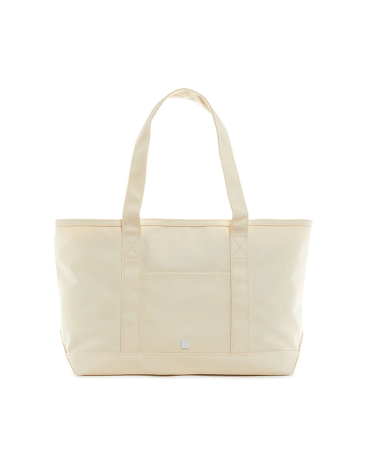 TRVL Medium Tote - Coated Canvas Natural