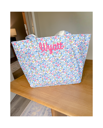 TRVL Jumbo Tote - Bridgehampton Floral