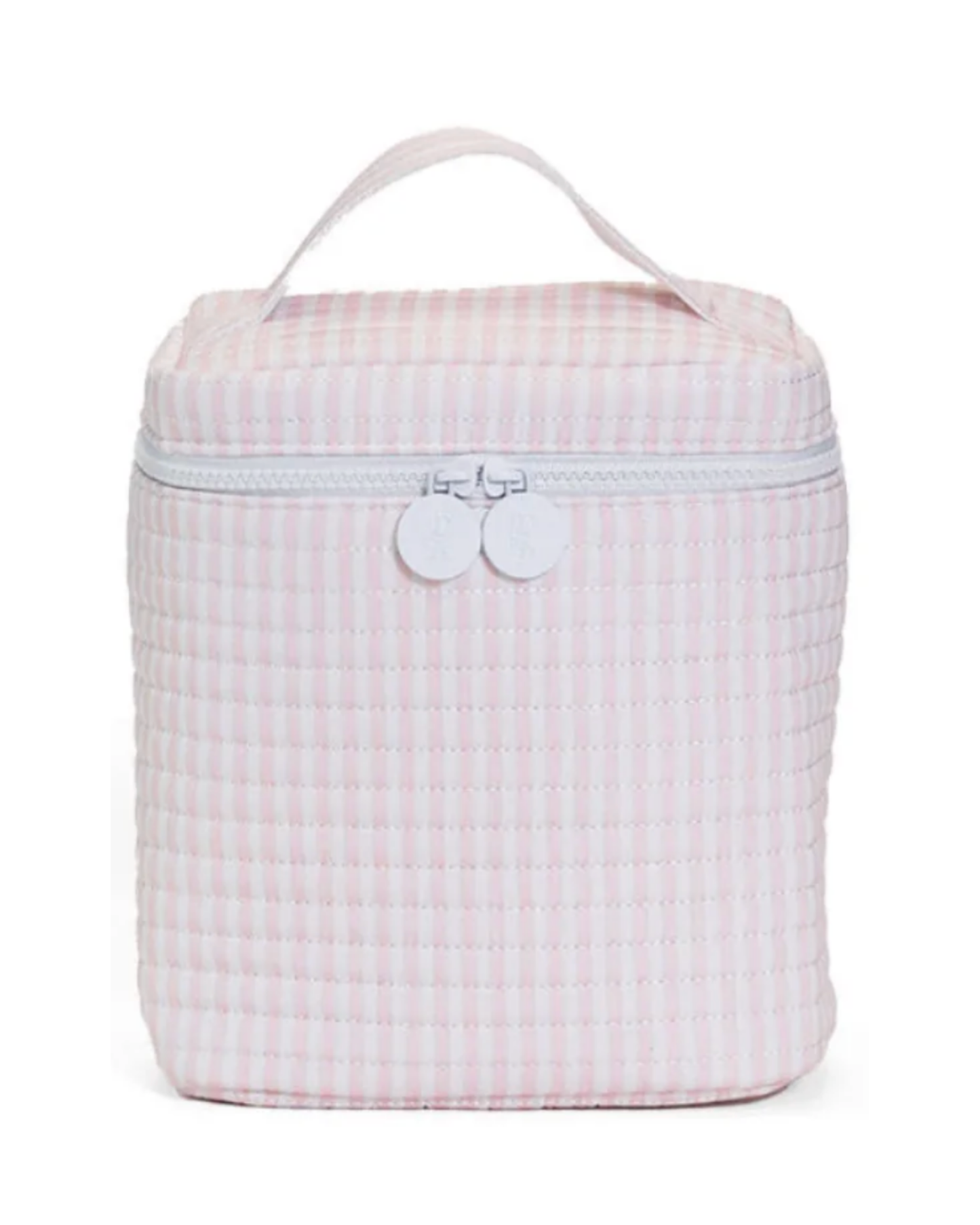 TRVL Quilted Go Go Insulated Lunch Bag - Pimlico Stripe Pink