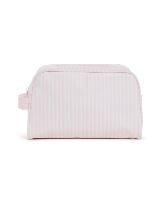 TRVL Stowaway Toiletry Bag - Pimlico Stripe Pink